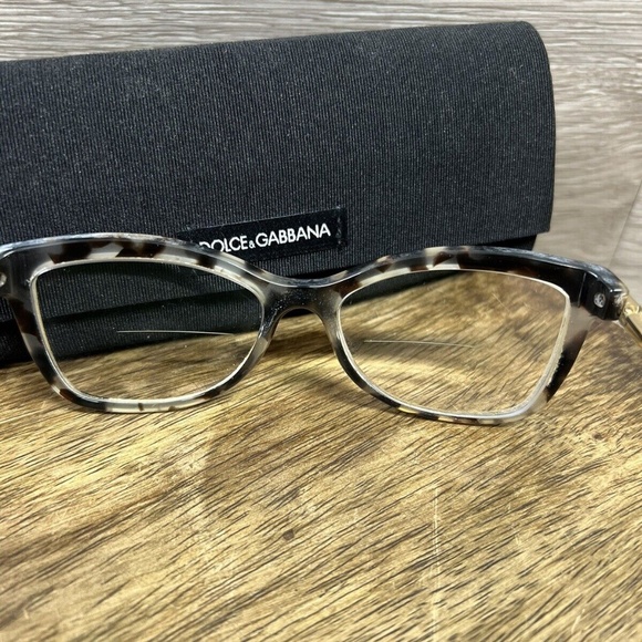 Dolce & Gabbana DG3218 2888 52016 140 Tortoise Shell Eyeglasses Glasses w/ Case - Picture 6 of 11